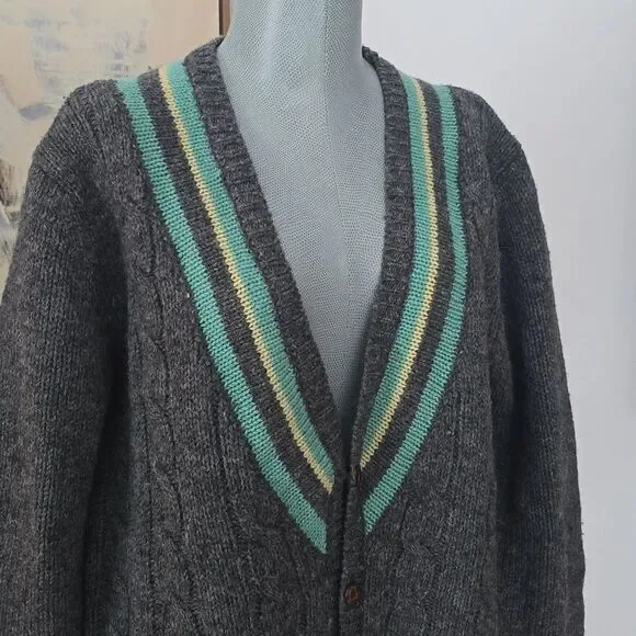 Golf And Green | Wool Cardigan Sweater - Picture 2 of 10